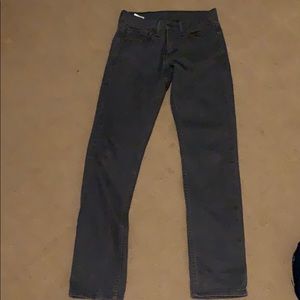 Levi’s Low rise black skinny jeans